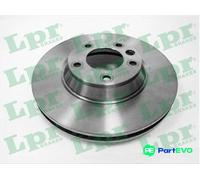 LPR 2 X BRAKE DISC A1016V FOR AUDI PORSCHE VW