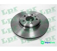 LPR 2 X BRAKE DISC A1033V FOR AUDI