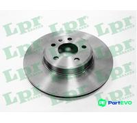 LPR 2 X BRAKE DISC A1037V FOR AUDI