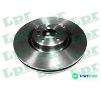 LPR 2 X BRAKE DISC A1044V FOR AUDI