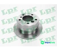LPR 2 X BRAKE DISC M2661P FOR MERCEDES-BENZ