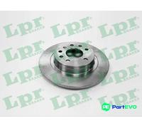 LPR 2 X BRAKE DISC O1024P FOR OPEL VAUXHALL