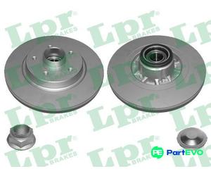 LPR 2 X BRAKE DISC R1033PRCA FOR RENAULT