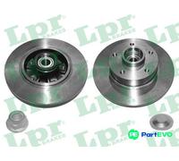 LPR 2 X BRAKE DISC R1040PCA FOR RENAULT