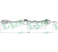 LPR C0125C Clutch Cable