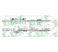 LPR C0173C Clutch Cable for PEUGEOT