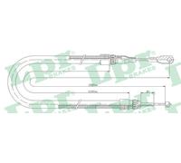 LPR C0399B Handbrake cable