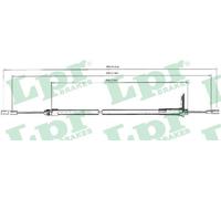 LPR C0440B Cable, parking brake for MERCEDES-BENZ