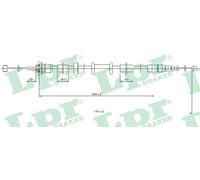 LPR C0519B Cable, parking brake for FIAT