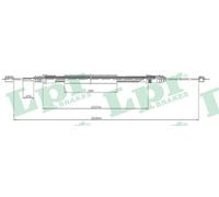 LPR C0704B Cable, parking brake for RENAULT