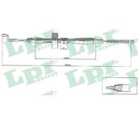 LPR C0971B Cable, parking brake for VW