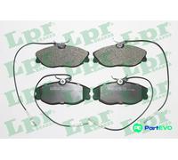 LPR DISC BRAKE BRAKE PAD SET 05P1104 FOR PEUGEOT
