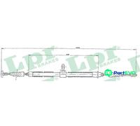 LPR PARKING BRAKE CABLE PULL C0019B FOR ALFA ROMEO
