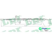 LPR PARKING BRAKE CABLE PULL C0413B