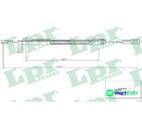 LPR PARKING BRAKE CABLE PULL C0441B FOR MERCEDES-BENZ