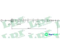 LPR PARKING BRAKE CABLE PULL C0519B FOR FIAT