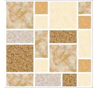 LPS Pack of 10 tile stickers Beige brown coffee multi stone marble effect self adhesive wall art decor Mosaic transfer kitchen splashbacks bathroom backsplash peel and stick cover