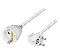 LPS107 extension cable 3G 1.5mm² 10m white number of sockets: 1 16A LOGILINK