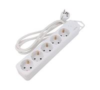 LPS246 power strip: power sockets: 5 250VAC 16A white 1.5m LOGILINK