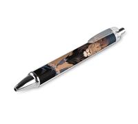 LPSADGF Ballpoint Pens 1 PCS, African Lion Retractable Smooth Writing Pens with Quick-Drying Ink, Comfort Grip Office Black Pens for Everyday Use, Bulk Office Supplies for Professionals