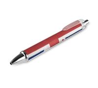 LPSADGF Ballpoint Pens 1 PCS, British Flag Retractable Smooth Writing Pens with Quick-Drying Ink, Comfort Grip Office Black Pens for Everyday Use, Bulk Office Supplies for Professionals