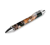 LPSADGF Ballpoint Pens 1 PCS, Fierce Tiger Retractable Smooth Writing Pens with Quick-Drying Ink, Comfort Grip Office Black Pens for Everyday Use, Bulk Office Supplies for Professionals