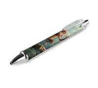 LPSADGF Ballpoint Pens 1 PCS, Running Monkey Retractable Smooth Writing Pens with Quick-Drying Ink, Comfort Grip Office Black Pens for Everyday Use, Bulk Office Supplies for Professionals