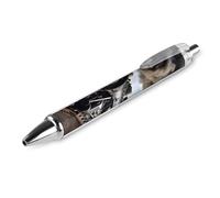 LPSADGF Ballpoint Pens 1 PCS, Steam Train Retractable Smooth Writing Pens with Quick-Drying Ink, Comfort Grip Office Black Pens for Everyday Use, Bulk Office Supplies for Professionals