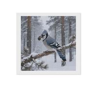 LPSADGF Birds on The Tree Diamond Painting Kits for Adults 12"x12" DIY Paint by Numbers for Adults Beginner, Horizontal Version Diamond Dots Paintings, Picture Arts Craft for Home Wall Decor