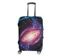 LPSADGF Constellation Star Clusters Galaxies Luggage Cover Protector - Travel Suitcase Sleeve with Dual-Sided Prints, Universal Fit 18-32 Inch, Washable Anti-Scratch Travel Baggage Cover, white, L