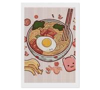 LPSADGF Diamond Painting Kits for Adults Delicious Sweet Ramen DIY Paint by Numbers for Adults Beginner 5D Full Drill Square Diamond Dots Paintings Picture Arts Craft for Home Wall Decor 8"x12"