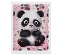 LPSADGF Diamond Painting Kits for Adults Panda Star DIY Paint by Numbers for Adults Beginner 5D Full Drill Square Diamond Dots Paintings Picture Arts Craft for Home Wall Decor 12"x16"