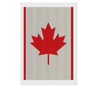 LPSADGF Diamond Painting Kits for Adults Retro Canada Flag Pattern DIY Paint by Numbers for Adults Beginner 5D Full Drill Square Diamond Dots Paintings Picture Arts Craft for Home Wall Decor 8"x12"