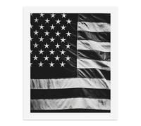 LPSADGF DIY Paint by Numbers Kit for Adults Black And White American Flag Beginners Digital Oil Painting Kit Landscape Digital Paints by Number Easy Canvas Art Print for Home Wall Decoration 50x40cm
