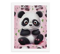 LPSADGF DIY Paint by Numbers Kit for Adults Panda Star Beginners Digital Oil Painting Kit Landscape Digital Paints by Number Easy Canvas Art Print for Home Wall Decoration 40x30cm