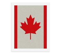 LPSADGF DIY Paint by Numbers Kit for Adults Retro Canada Flag Pattern Beginners Digital Oil Painting Kit Landscape Digital Paints by Number Easy Canvas Art Print for Home Wall Decoration 40x30cm