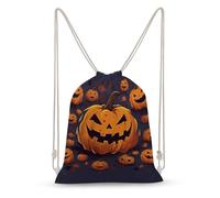 LPSADGF Fireflies And Lantern Drawstring Backpack - Canvas Sports Gym Sackpack, Lightweight String Bag for Beach & Travel
