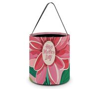 LPSADGF Happy Mother Day Halloween Tote Bags for Trick Or Treating - Large Capacity Candy Buckets with Handles