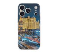 LPSADGF Las Vegas Night View for iPhone 17 Case Slim Shockproof Protection with Stylish Design Cute TPU Phone Cover for Women Men Transparent