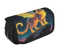 LPSADGF Strange Creature Large Pencil Case High Capacity Pencil Pouch Aesthetic Holder Box Storage Bag Desk Organizer Marker Pouch Pen for Supplies Makeup Bag & Daily Use