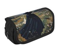 LPSADGF The Witch of Darkness Large Pencil Case High Capacity Pencil Pouch Aesthetic Holder Box Storage Bag Desk Organizer Marker Pouch Pen for Supplies Makeup Bag & Daily Use