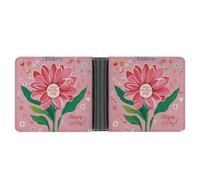 LPSADGF The Witch of Darkness Men's Wallet Leather Money Clip Slim Passcase With 6 Card Slots, 2 Hidden Pockets, Happy mother day, One Size, Modern