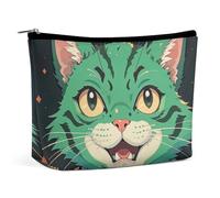 LPSADGF Toiletry Bag for Women Happy Irish Holidays Cosmetic Bag Portable Capacity Travel Makeup Bags with Zipper Lightweight Cute Beauty Makeup Organizer for Traveling, Accessories, Essentials, Anime