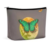 LPSADGF Toiletry Bag for Women Punk Rock Earphones Skull Cosmetic Bag Portable Capacity Travel Makeup Bags with Zipper Lightweight Cute Beauty Makeup Organizer for Traveling, Accessories, Essentials