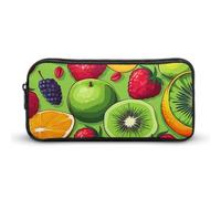 LPSADGF Various Fruits Pencil Pouch Large Capacity Pencil Case- Multi-Use Zippered Pen Organizer, Portable Makeup Bag & Travel Pouch for Office Stationery (8.7x4.7)