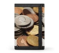 LPSADGF Wallet for Men - Slim Trifold Wallet, Currency Coin Money Clip, Coin Purse with 8 Credit Card Holder, Currency Coin, One Size, Modern