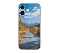 LPSADGF Zion National Park for iPhone 17 Case Slim Shockproof Protection with Stylish Design Cute TPU Phone Cover for Women Men Transparent