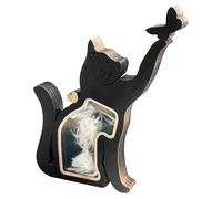 Lpsdssre Cat Furs Keepsake, Pet Memorial Shadow Box, Wooden Memory Box, Comforting Decor, Fine Craftsmanship, Versatile Use, 17.8x15x2.5cm, For Remembrance