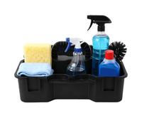 Lpsdssre Cleaning Supply Basket | Multi-Purpose Portable Organizer with Handle,Car Cleaning Tool | for Shower Bathroom Sink Dorm College Laundry Kitchen Home House Car Camp Horse Bedroom