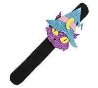 Lpsdssre Colorful Halloween Slap Bracelets, Spooky Wristband, Trick Or Treat Bracelet, Multifunctional, Portable, 21x7.5x1cm, For Haunted House Parties Family Gathering